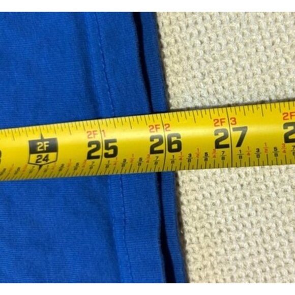 Brooklyn Calling N.Y.C Men's Long Sleeve Blue Black Graphic T-Shirt Size XS - Picture 7 of 8